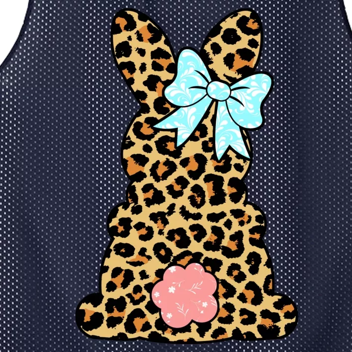 Easter Bunny Leopard Print Mesh Reversible Basketball Jersey Tank