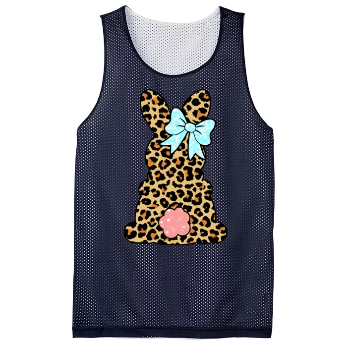 Easter Bunny Leopard Print Mesh Reversible Basketball Jersey Tank