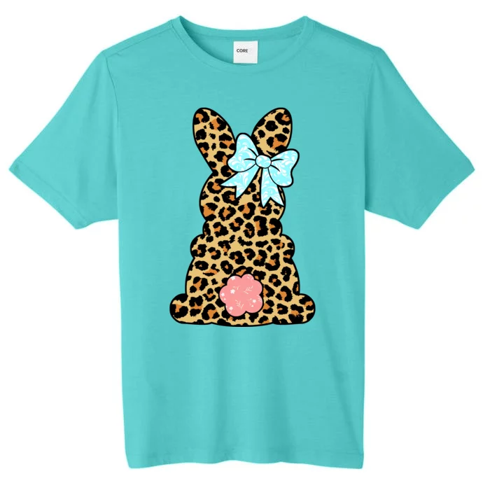 Easter Bunny Leopard Print ChromaSoft Performance T-Shirt