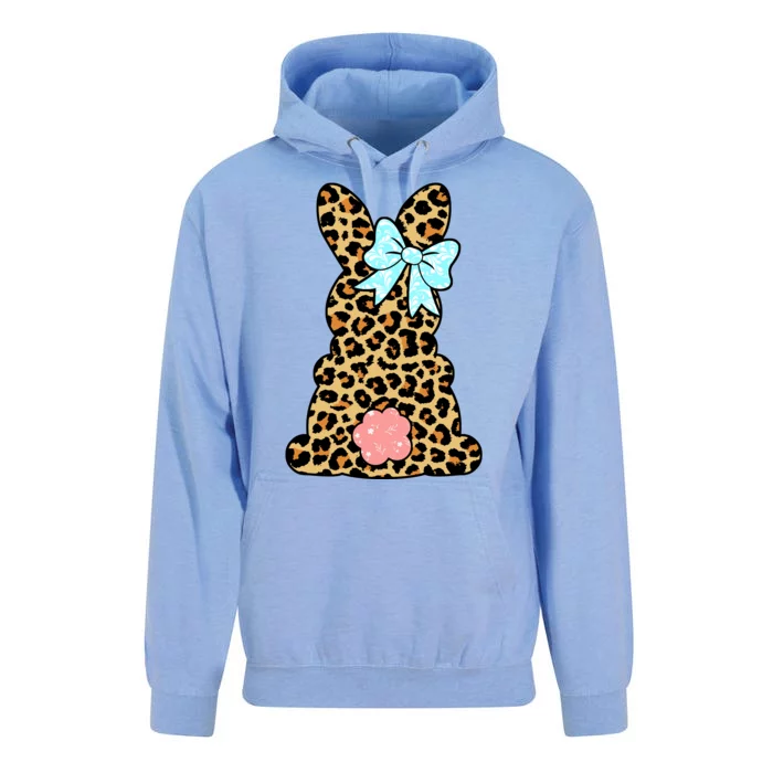 Easter Bunny Leopard Print Unisex Surf Hoodie