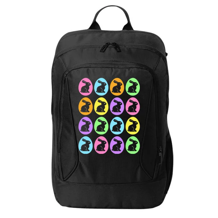 Easter Bunny Rabbit Eggs City Backpack