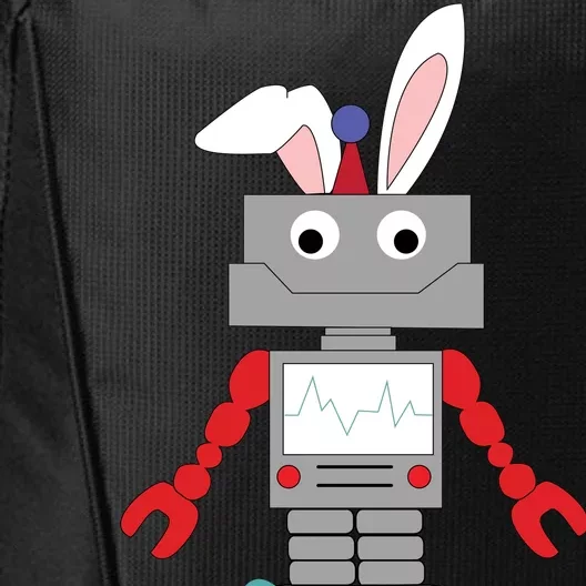 Easter Bunny Robot City Backpack