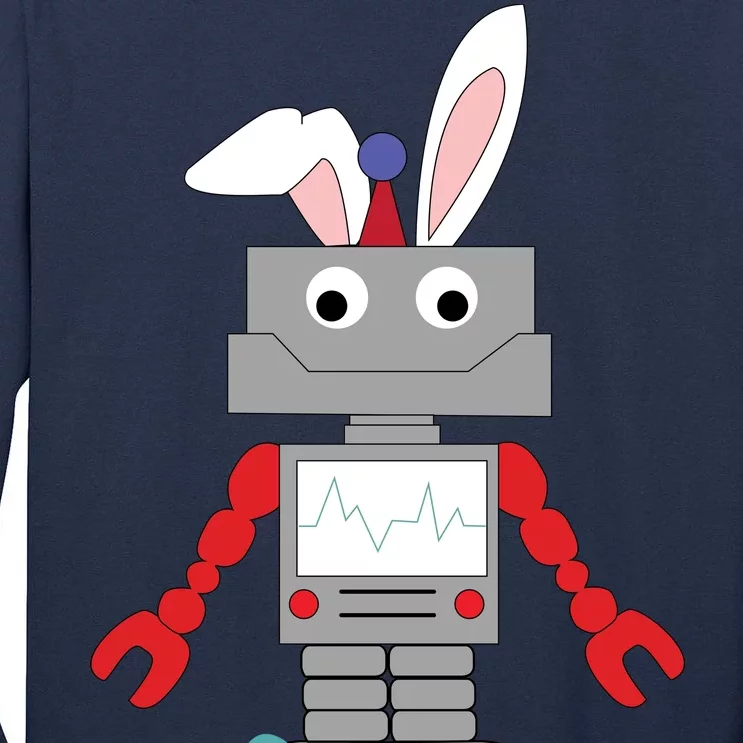 Easter Bunny Robot Tall Long Sleeve T-Shirt