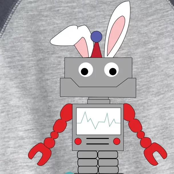 Easter Bunny Robot Toddler Fine Jersey T-Shirt