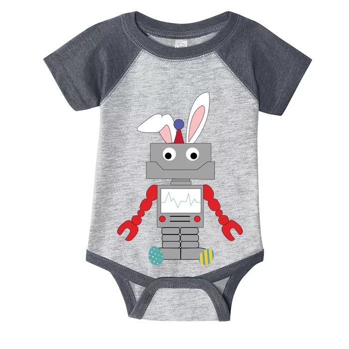 Easter Bunny Robot Infant Baby Jersey Bodysuit