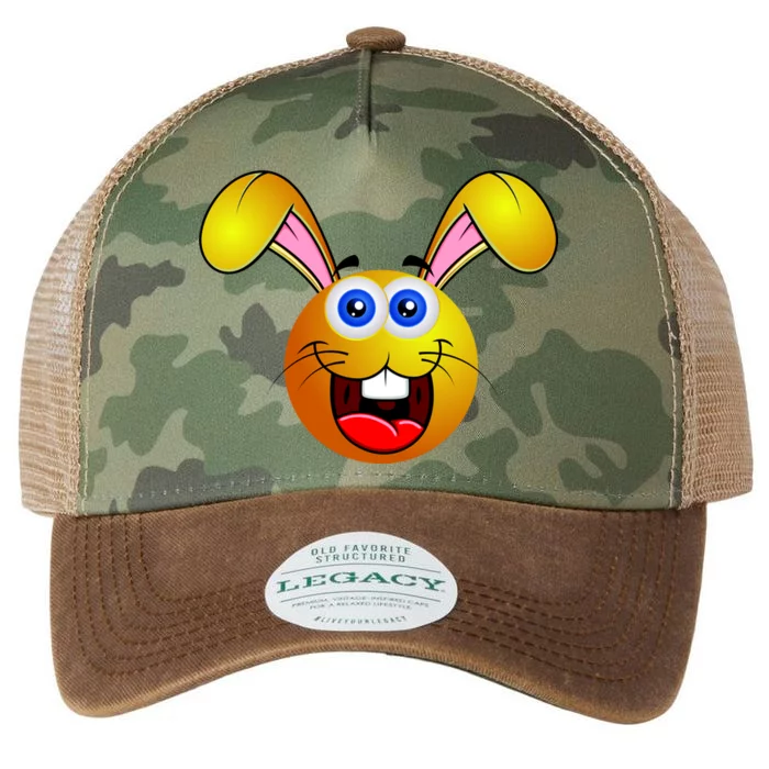 Easter Bunny Simley Emoji Legacy Tie Dye Trucker Hat