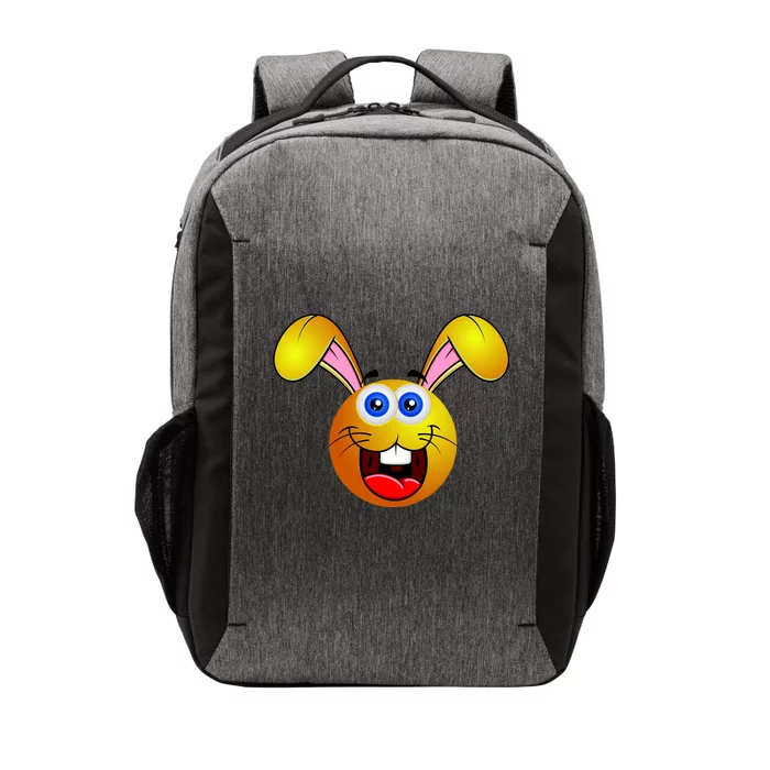 Easter Bunny Simley Emoji Vector Backpack