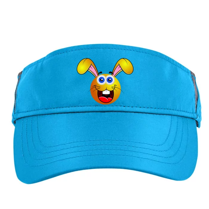 Easter Bunny Simley Emoji Adult Drive Performance Visor