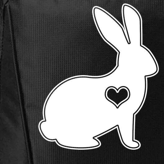 Easter Bunny Simple Love Heart City Backpack