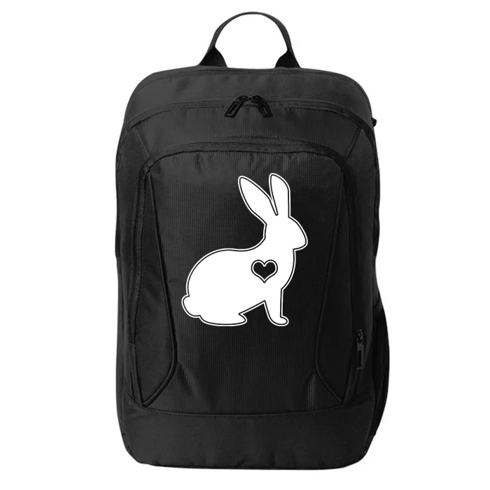 Easter Bunny Simple Love Heart City Backpack