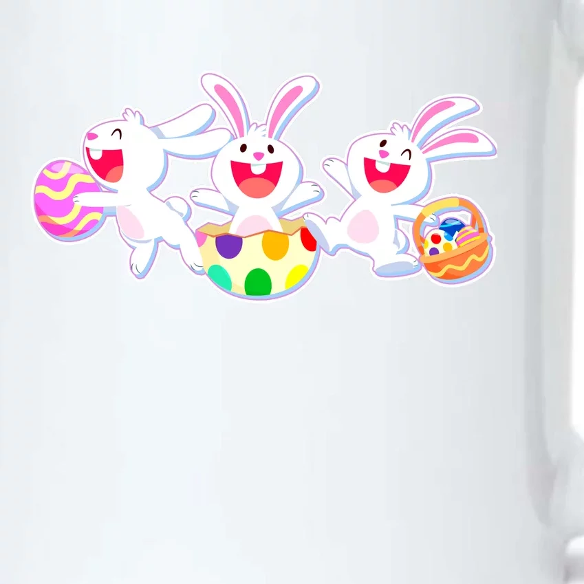 Easter Egg Bunnies Black Color Changing Mug