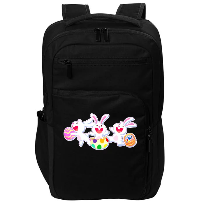 Easter Egg Bunnies Impact Tech Backpack