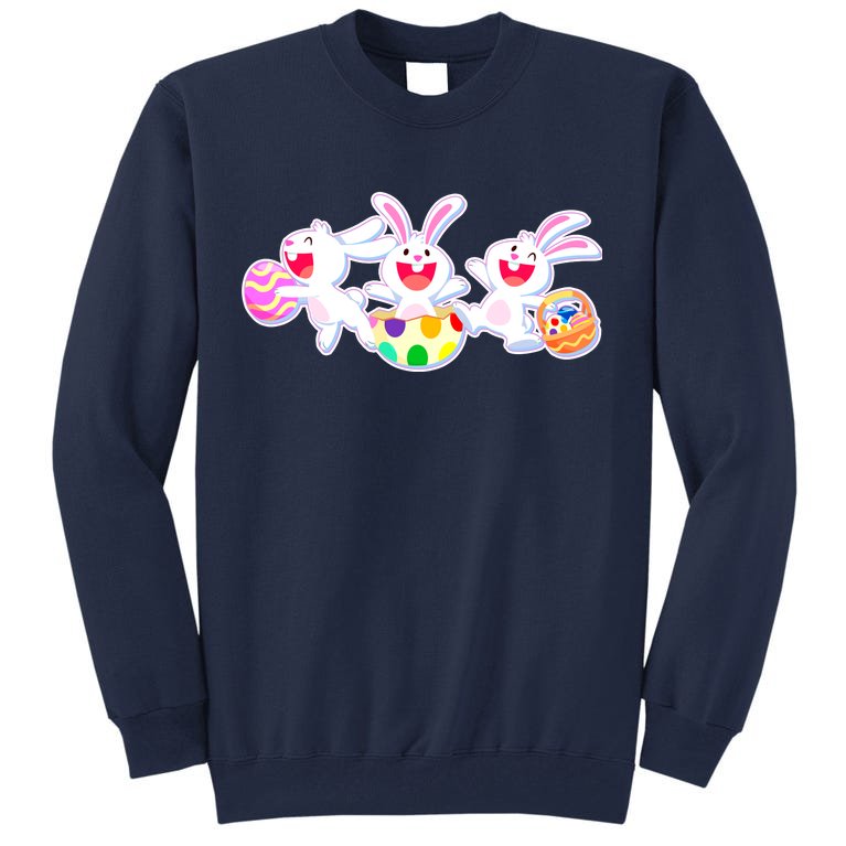 Easter Egg Bunnies Tall Sweatshirt
