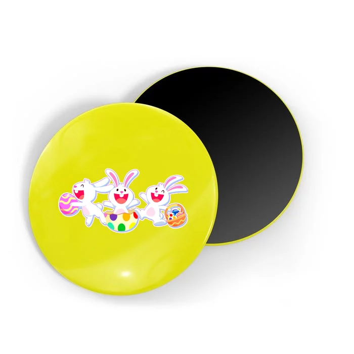 Easter Egg Bunnies Magnet