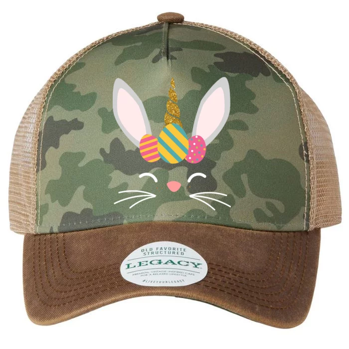 Easter Egg Bunny Unicorn Legacy Tie Dye Trucker Hat