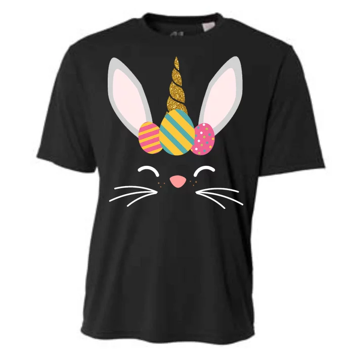 Easter Egg Bunny Unicorn Cooling Performance Crew T-Shirt