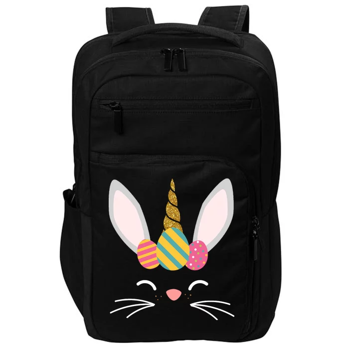 Easter Egg Bunny Unicorn Impact Tech Backpack