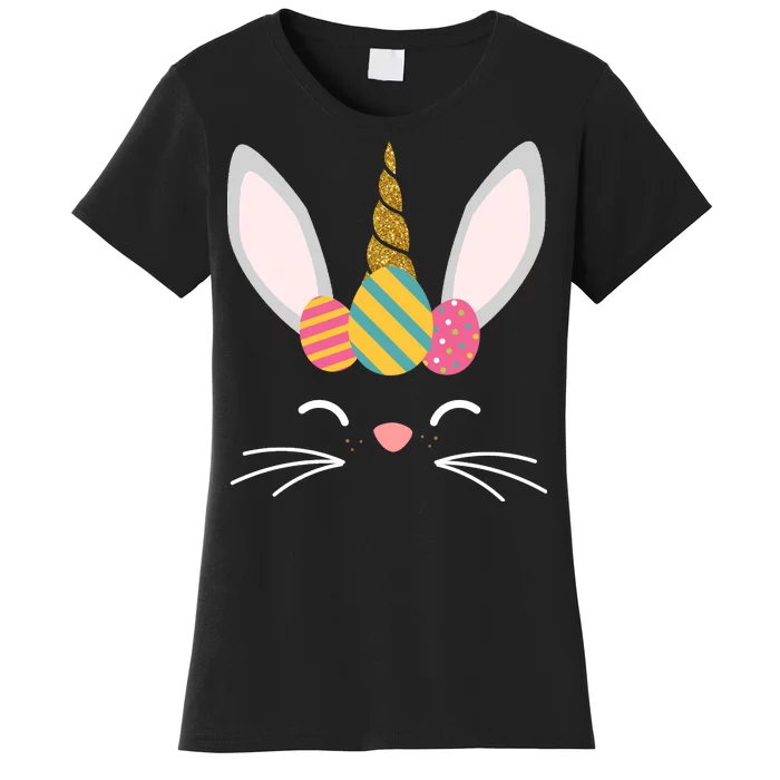 Easter Egg Bunny Unicorn Women's T-Shirt