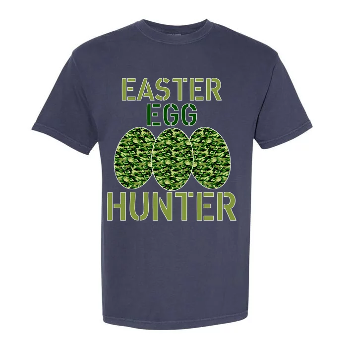 Easter Egg Hunter Camo Eggs Funny Egg Hunt Garment-Dyed Heavyweight T-Shirt