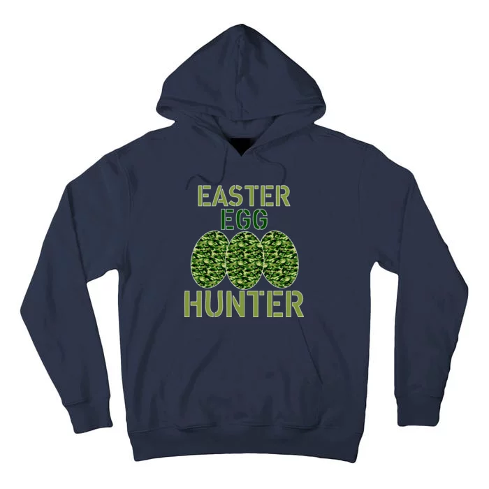 Easter Egg Hunter Camo Eggs Funny Egg Hunt Tall Hoodie