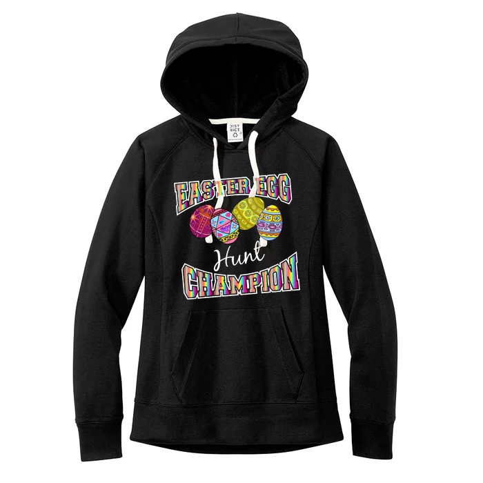 Easter Egg Hunting Champion Women's Fleece Hoodie