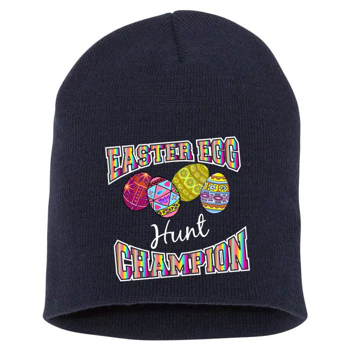 Easter Egg Hunting Champion Short Acrylic Beanie