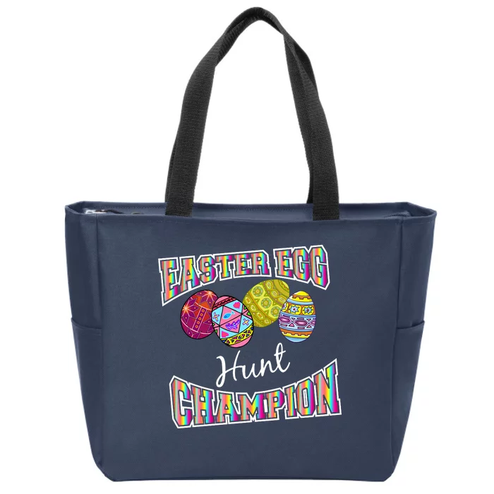 Easter Egg Hunting Champion Zip Tote Bag