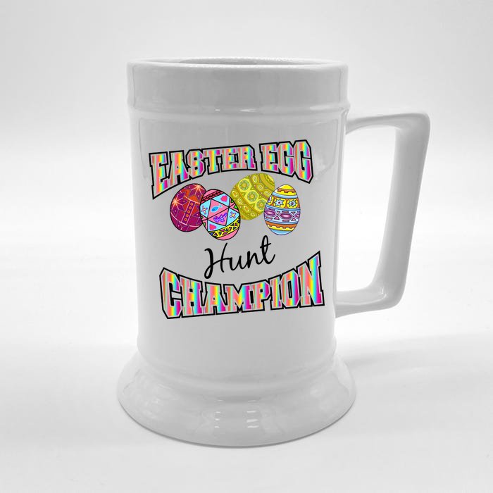 Easter Egg Hunting Champion Front & Back Beer Stein