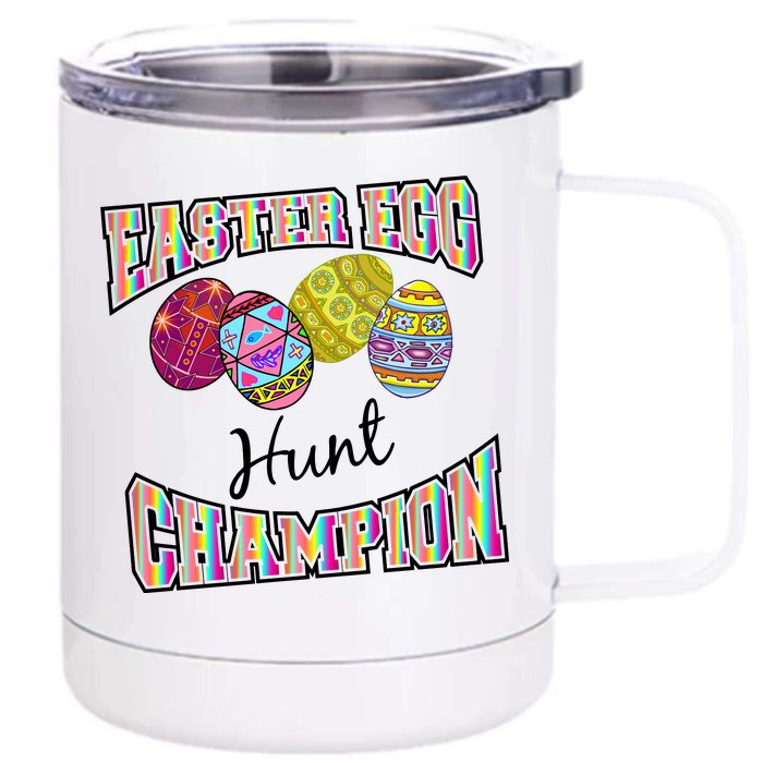 Easter Egg Hunting Champion Front & Back 12oz Stainless Steel Tumbler Cup