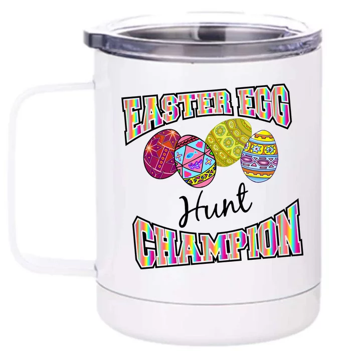 Easter Egg Hunting Champion Front & Back 12oz Stainless Steel Tumbler Cup