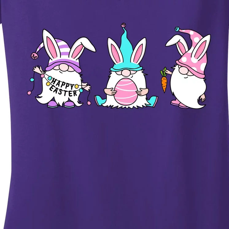 Easter Gnomes Women's V-Neck T-Shirt