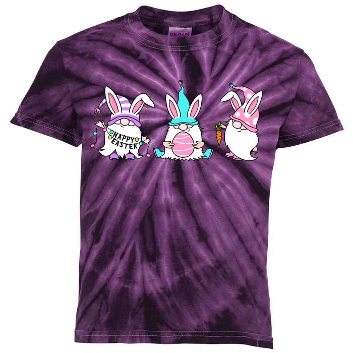 Easter Gnomes Kids Tie-Dye T-Shirt