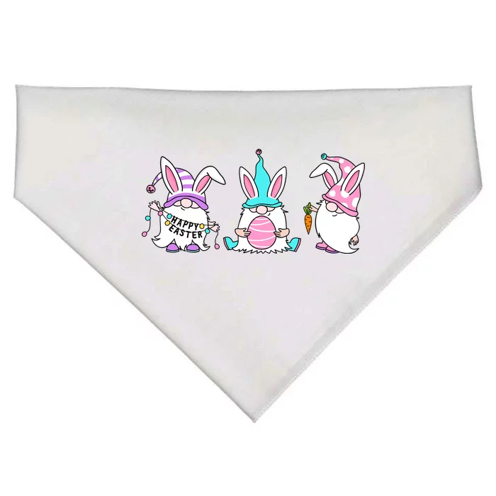 Easter Gnomes USA-Made Doggie Bandana