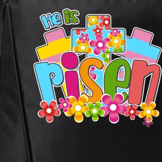 Easter He Is Risen Spring flowers City Backpack