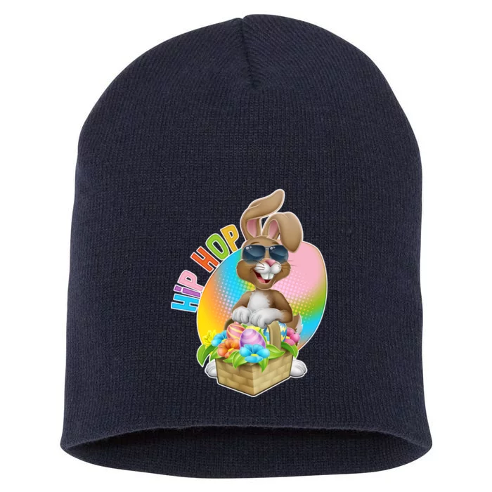 Easter Hip Hop Bunny Short Acrylic Beanie