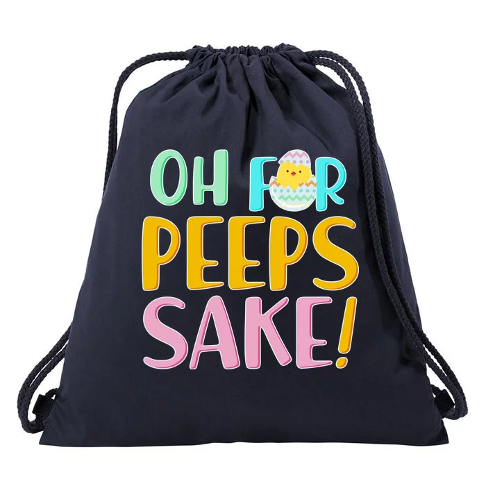 Easter Oh For Peeps Sake Drawstring Bag