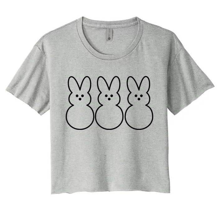 Easter Peeps Women's Crop Top Tee