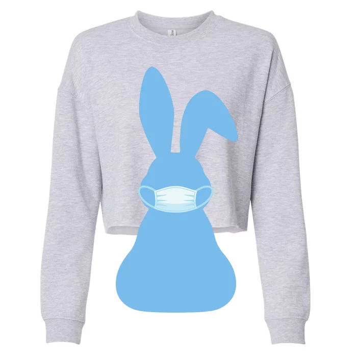 Easter Quarantine Mask Cropped Pullover Crew