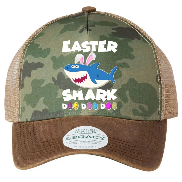 Easter Shark Doo Doo Doo Legacy Tie Dye Trucker Hat