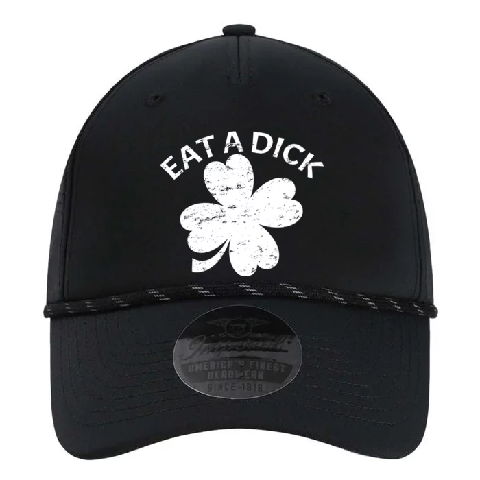 Eat A Dick Shamrock Funny St Patricks Day Performance The Dyno Cap