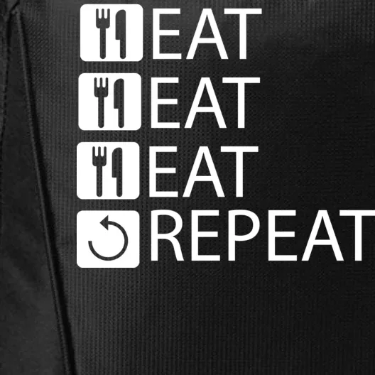 Eat Eat Eat Repeat City Backpack