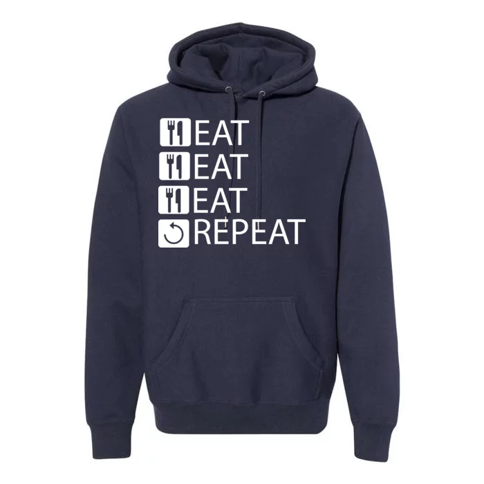 Eat Eat Eat Repeat Premium Hoodie