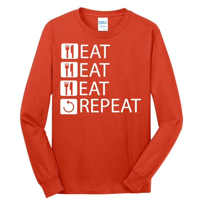 Eat Eat Eat Repeat Tall Long Sleeve T-Shirt