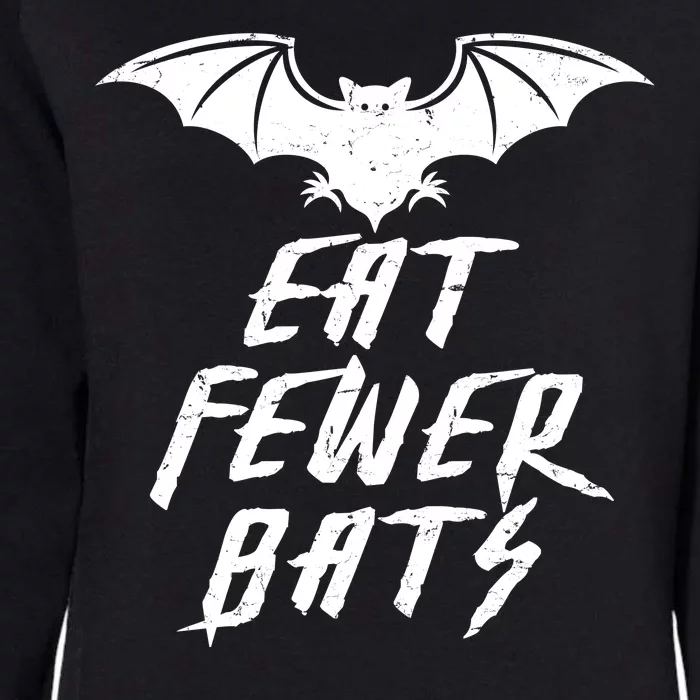 Eat Fewer Bats Womens California Wash Sweatshirt