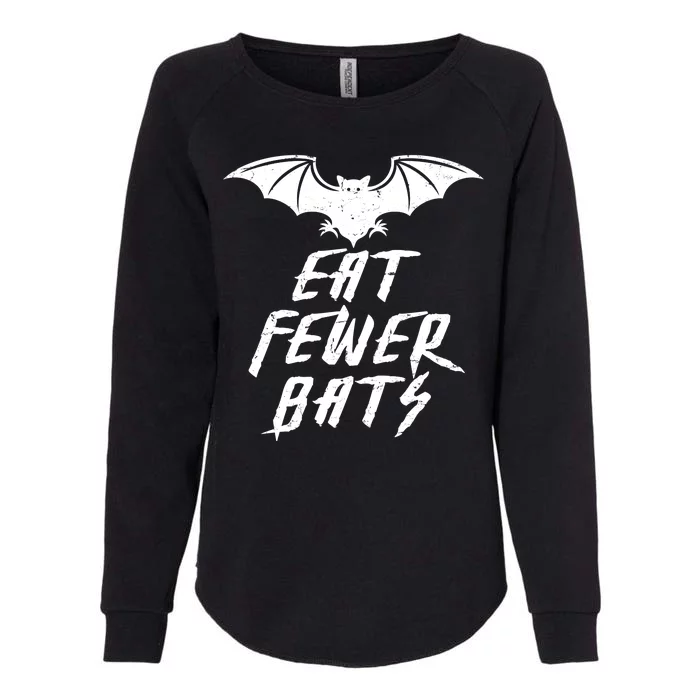 Eat Fewer Bats Womens California Wash Sweatshirt