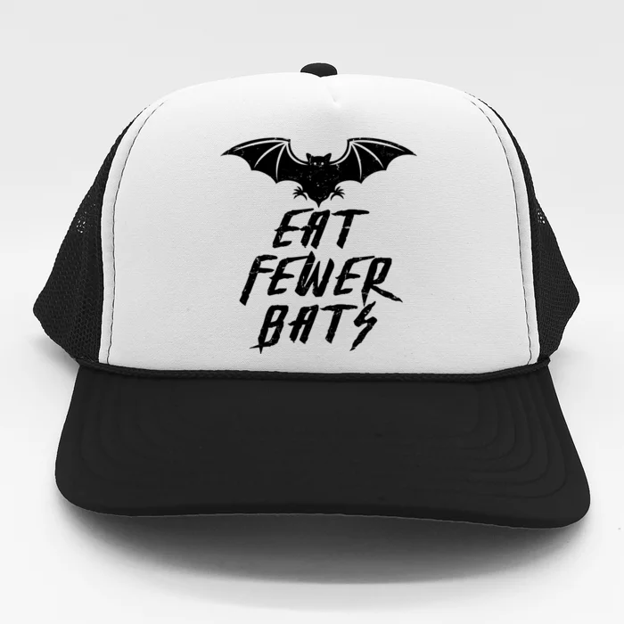 Eat Fewer Bats Trucker Hat