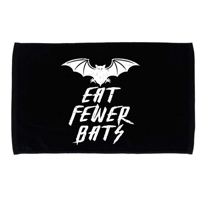 Eat Fewer Bats Microfiber Hand Towel