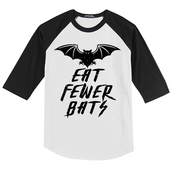 Eat Fewer Bats Kids Colorblock Raglan Jersey