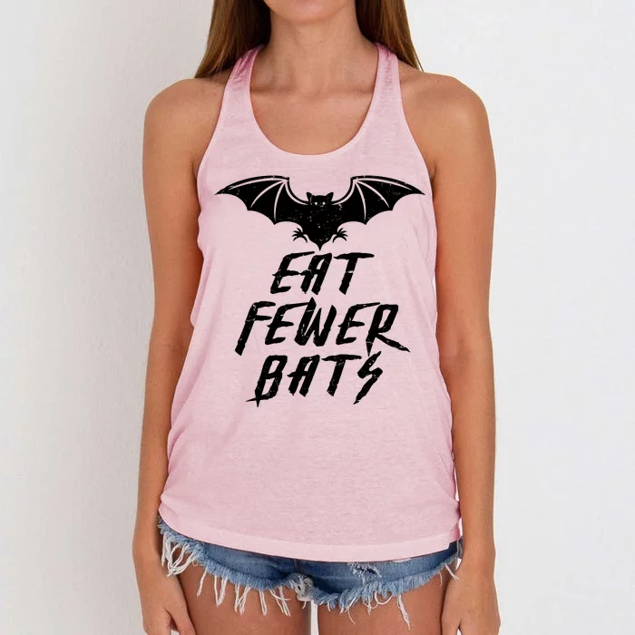 Eat Fewer Bats Women's Knotted Racerback Tank