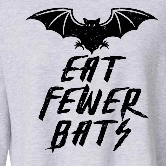 Eat Fewer Bats Cropped Pullover Crew